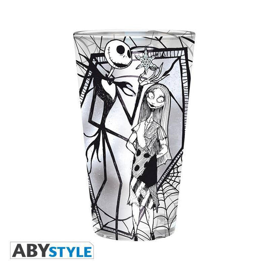 Nightmare before Christmas - Großes Glas- Jack & Sally - 400ml