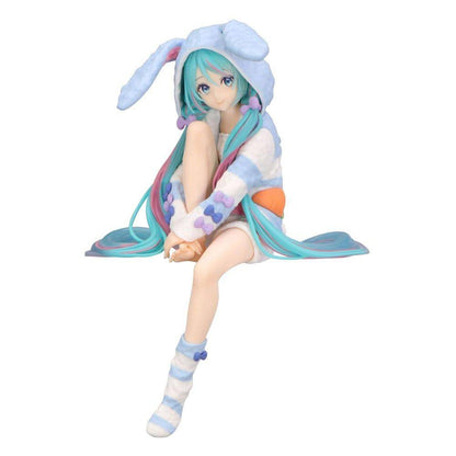 Hatsune Miku - Noodle Stopper Statue Hatsune Miku Rabbit Ear Hoodie - 14 cm