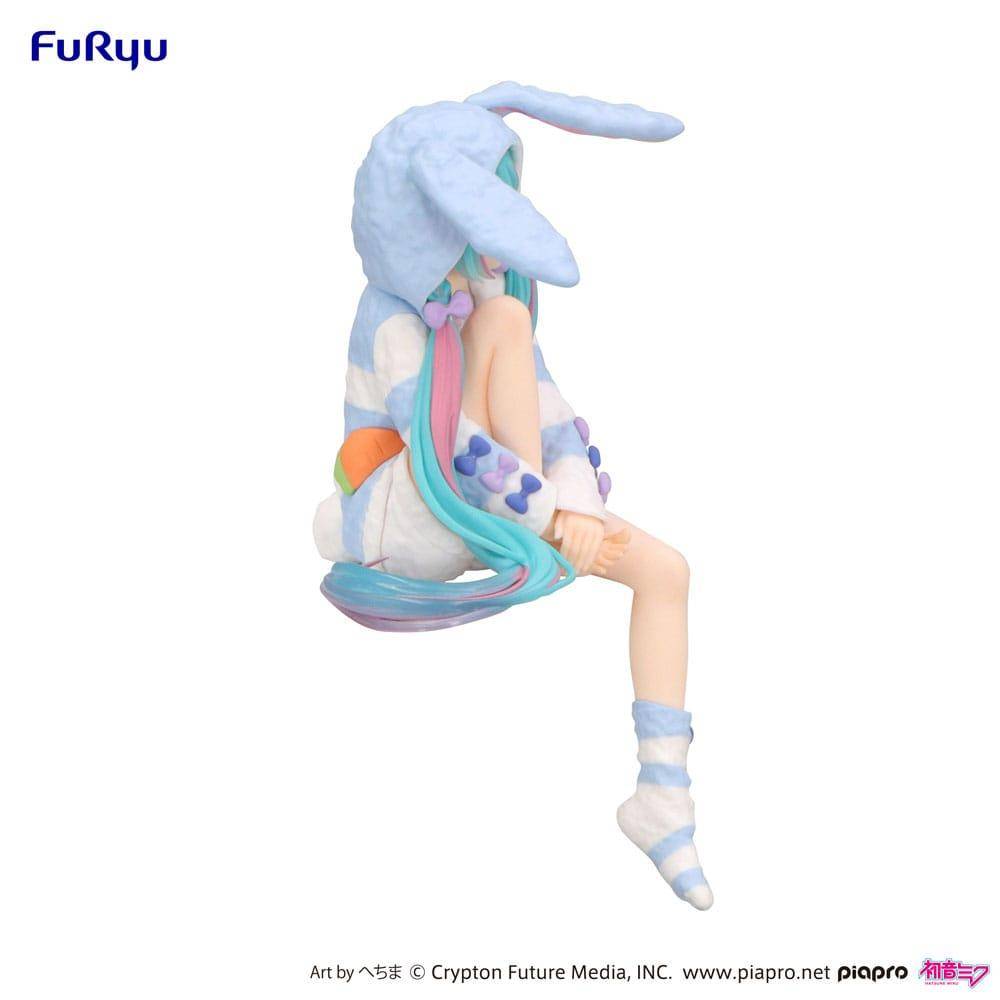 Hatsune Miku - Noodle Stopper Statue Hatsune Miku Rabbit Ear Hoodie - 14 cm