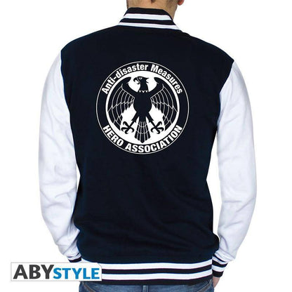One Punch Man - College Jacke Hero Association Schwarz Weiss