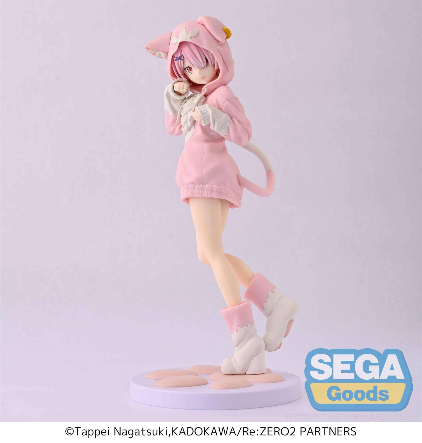Re:Zero - Statue Ram Fluffy Puck - 21 cm - Ohne OVP (Gebraucht)