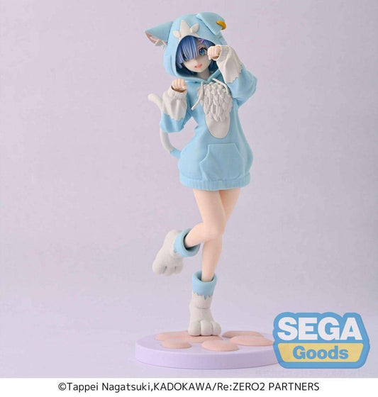 Re:Zero - Statue Rem Fluffy Puck - 21 cm - Ohne OVP (Gebraucht)