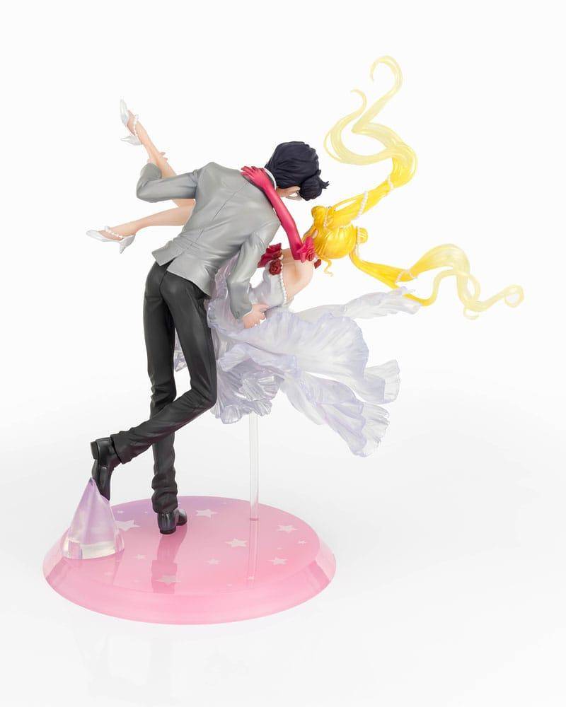 Sailor Moon - Statue Sailor Moon & Tuxedo Mask - 24 cm