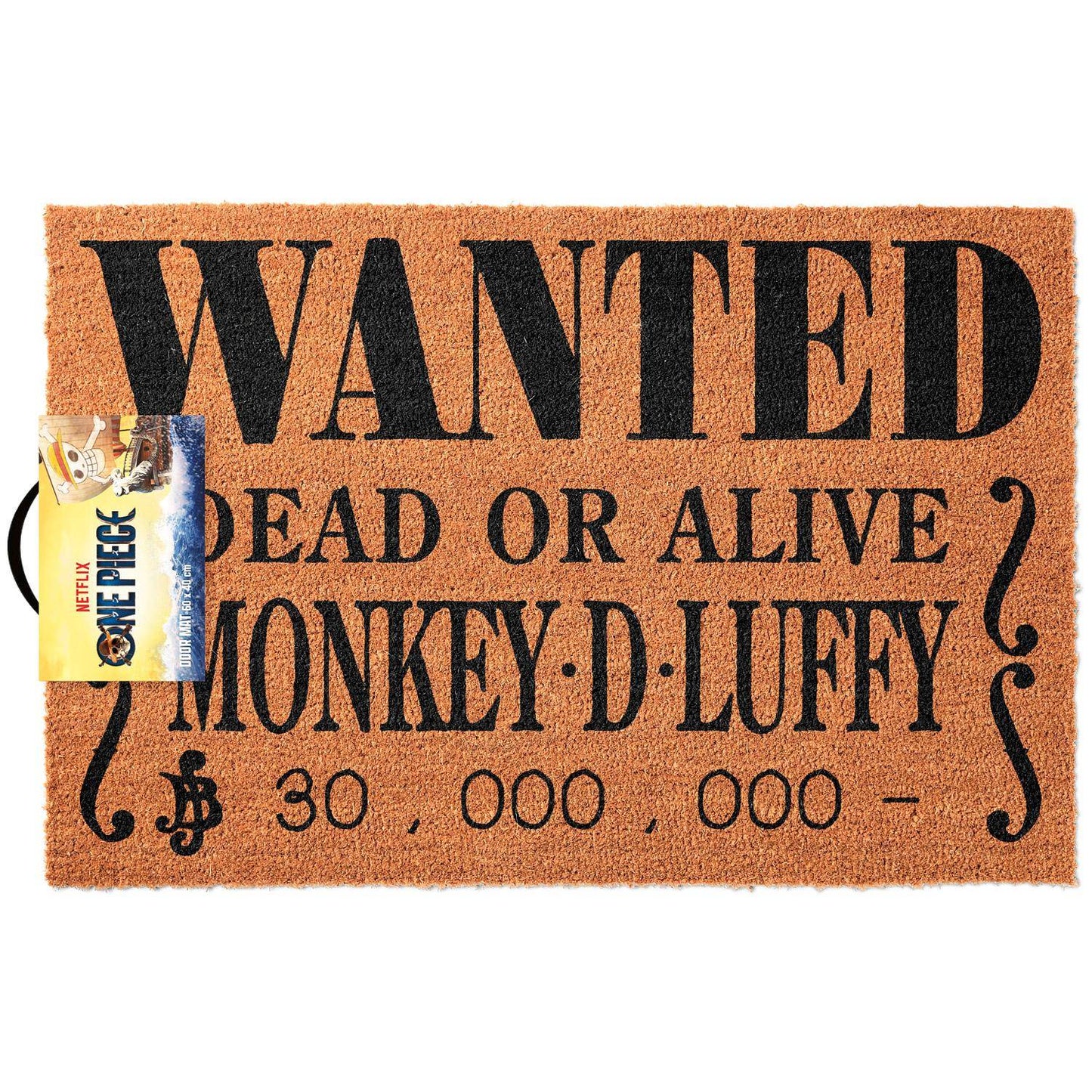 One Piece - Fußmatte Ruffy Wanted - 40 x 60 cm