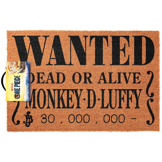 One Piece - Fußmatte Ruffy Wanted - 40 x 60 cm