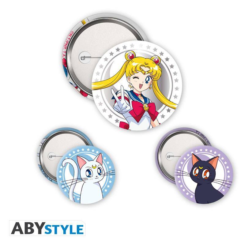 Sailor Moon - Button Set Charaktere