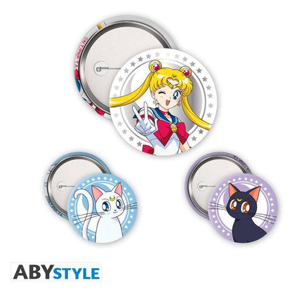 Sailor Moon - Button Set Charaktere