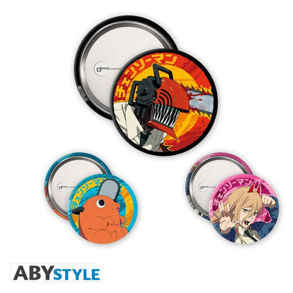 Chainsaw Man - Button Set Charaktere