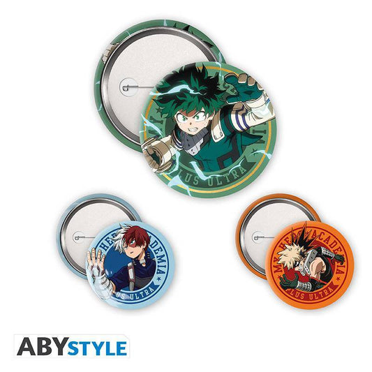 My Hero Academia - Button Set Charaktere