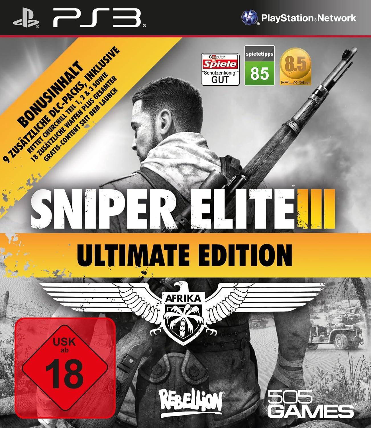 PS3 - Sniper Elite 3 Afrika Ultimate Edition (Gebraucht)