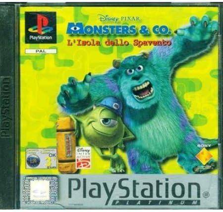 PS1 - Die Monster AG Die Schreckens Insel - Italienische Version (Gebraucht)