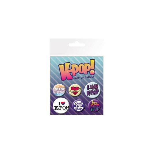 K-Pop - Button Set Seoul