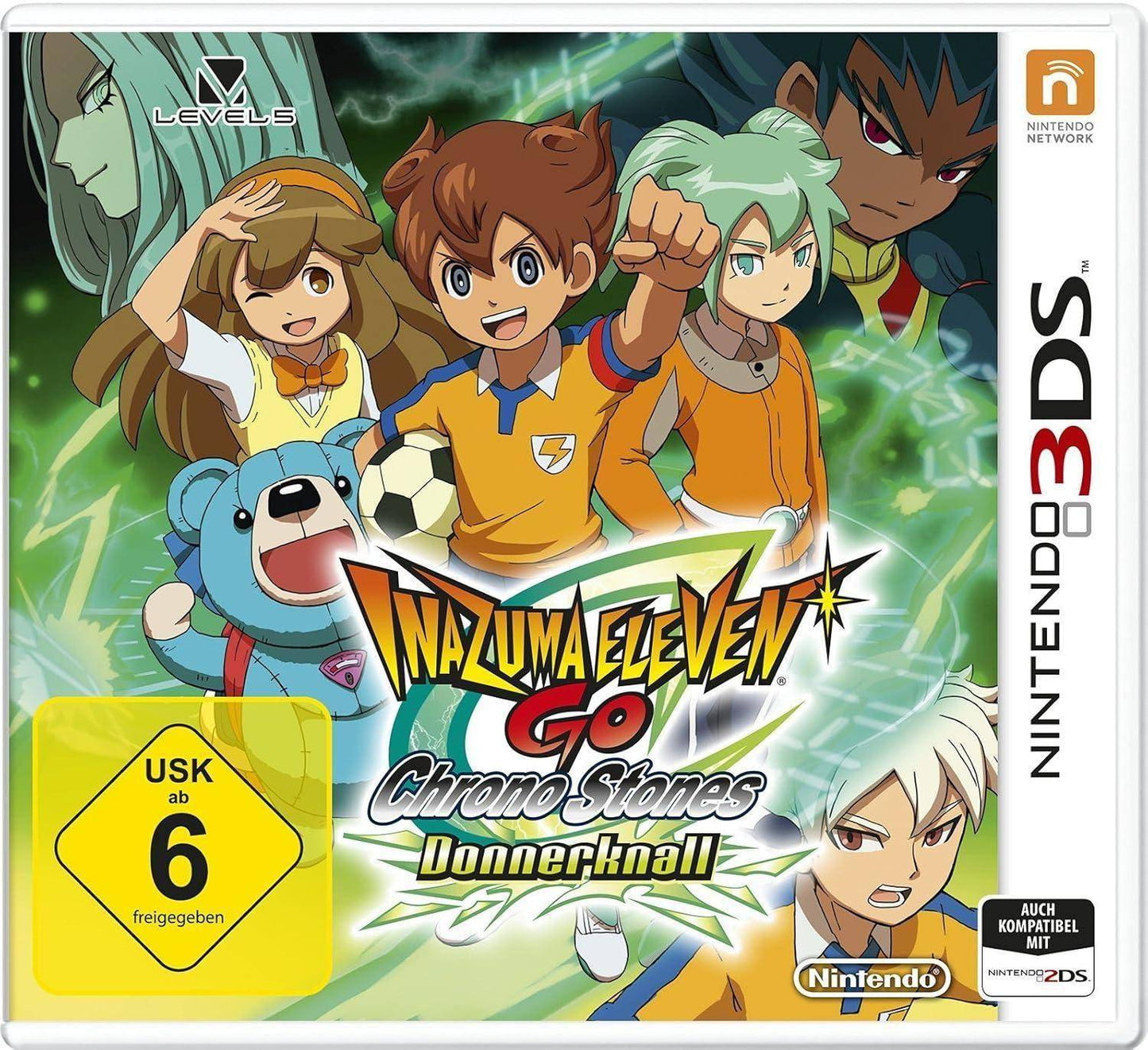 3DS - Inazuma Eleven GO Chrono Stones Donnerknall - Nur Modul (Gebraucht)