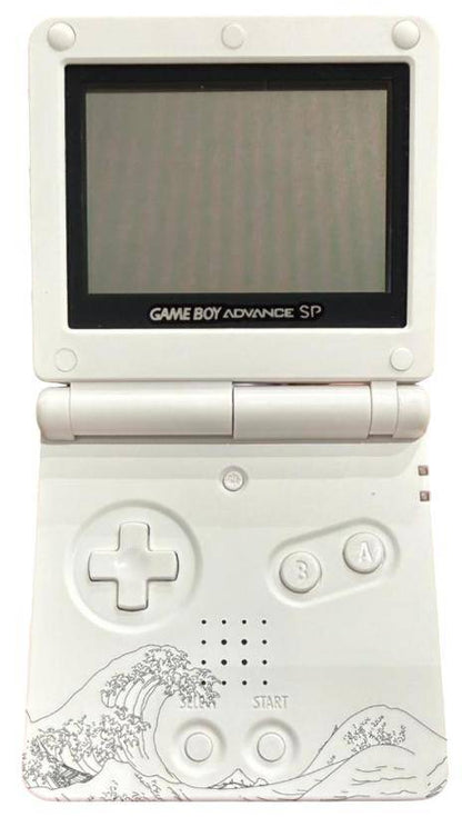 Game Boy Advance SP - Konsole - Custom Design - The Great Wave of Kanagawa (Gebraucht)