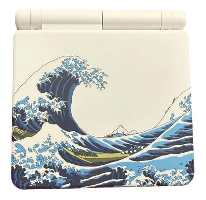 Game Boy Advance SP - Konsole - Custom Design - The Great Wave of Kanagawa (Gebraucht)