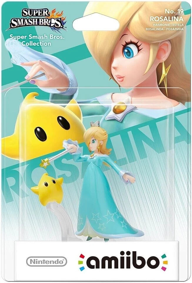 Amiibo - Super Smash Bros. Collection No. 19 Rosalina - Mit OVP (Sealed)