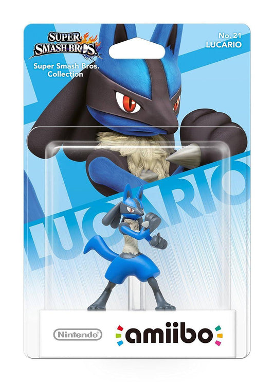 Amiibo - Super Smash Bros. Collection No. 21 Lucario - Mit OVP (Sealed)
