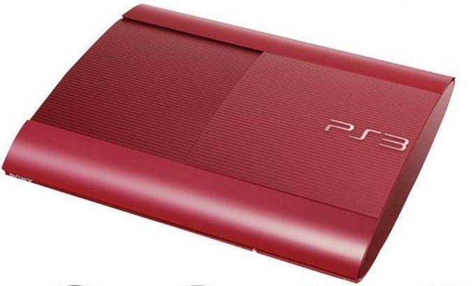 PS3 Superslim - Konsole - Rot - 500 GB - Ohne Controller (Gebraucht)