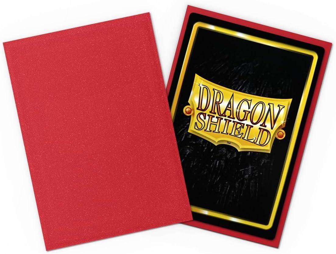 Dragon Shield - Kartenhüllen Japanische Größe - Rubin-Rot Matt - 60 Stk