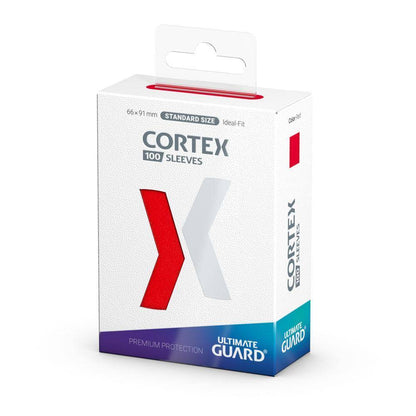 Ultimate Guard - Kartenhüllen Cortex Standardgröße - Rot - 100 Stk