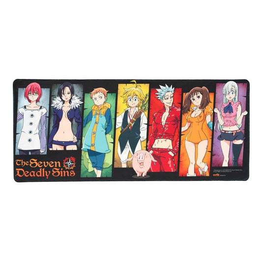 Seven Deadly Sins - Mousepad Charaktere - 80 x 35 cm