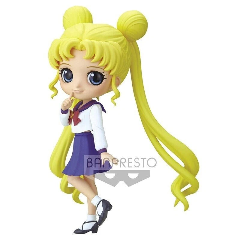 Sailor Moon - QPosket Minifigur Sailor Moon Schuluniform Version B - 14 cm - JPN