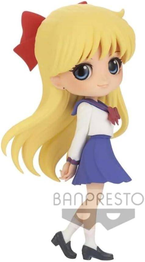 Sailor Moon - QPosket Minifigur Sailor Venus Schuluniform Version B - 14 cm - JPN