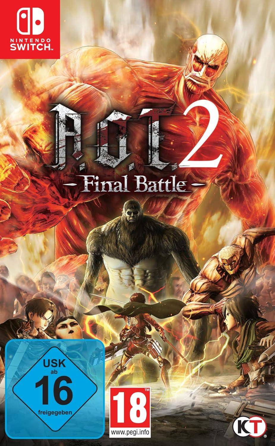 Switch -  A O T Attack on Titan 2 Final Battle (Gebraucht)