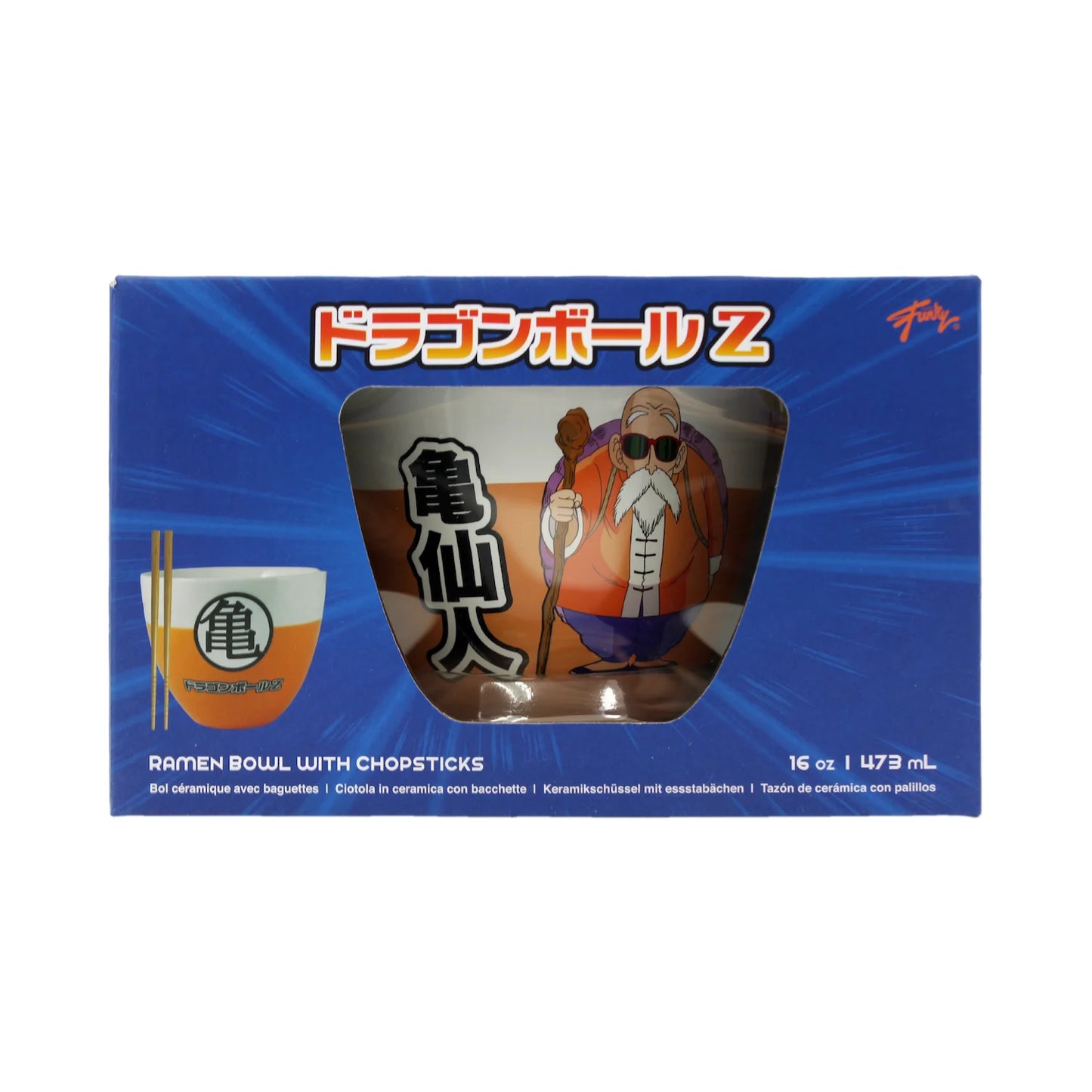 Dragon Ball - Schüssel mit Essstäbchen Muten Roshi - 470 ml