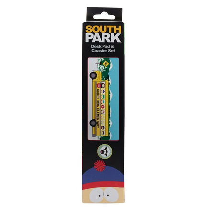 South Park - Mousepad + Untersetzer Schulbus - 80 x 30 cm
