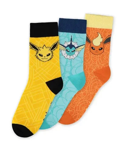 Pokémon - Socken Set Blitza, Aquana & Flamara - 43-46