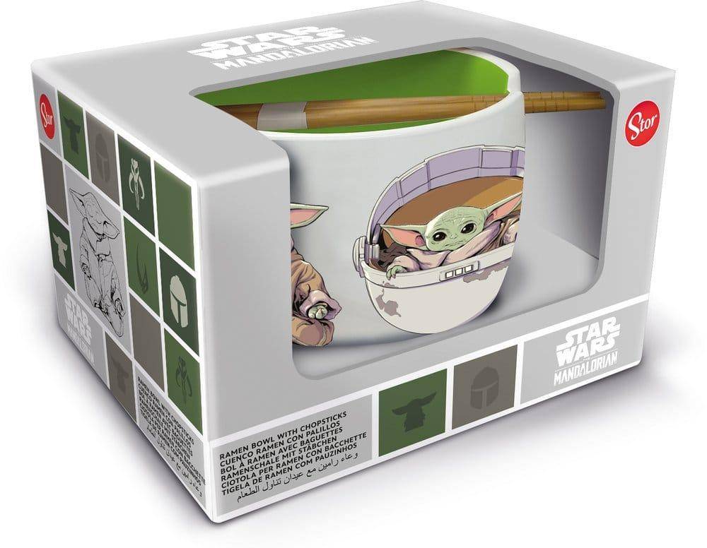 Star Wars - Schüssel mit Essstäbchen Grogu - 500 ml