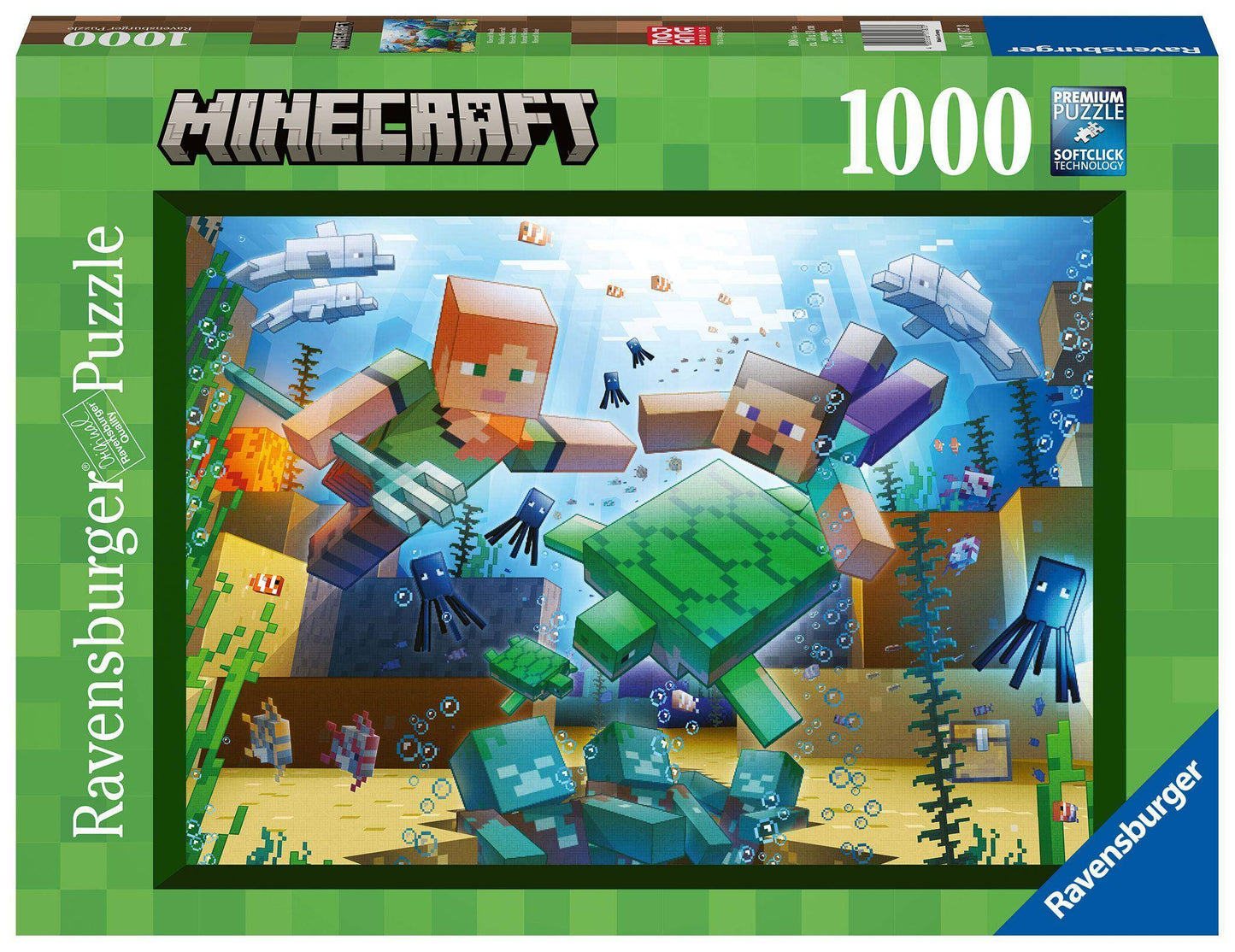 Minecraft - Puzzle Minecraft Unterwasser - 1000 Teile