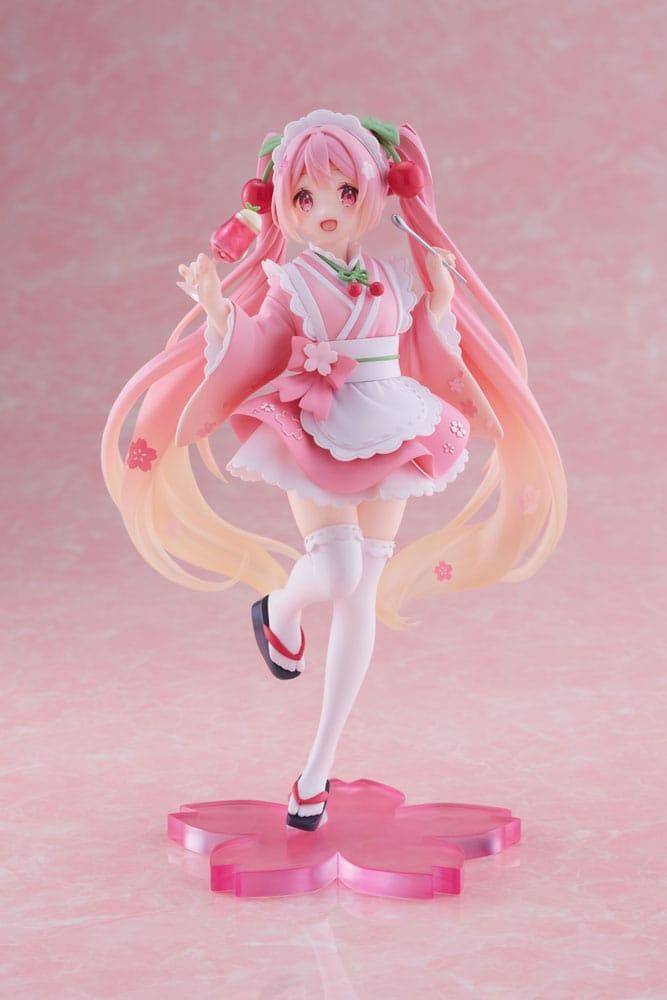 Hatsune Miku - Statue Sakura Miku Japanese Cafe - 18 cm