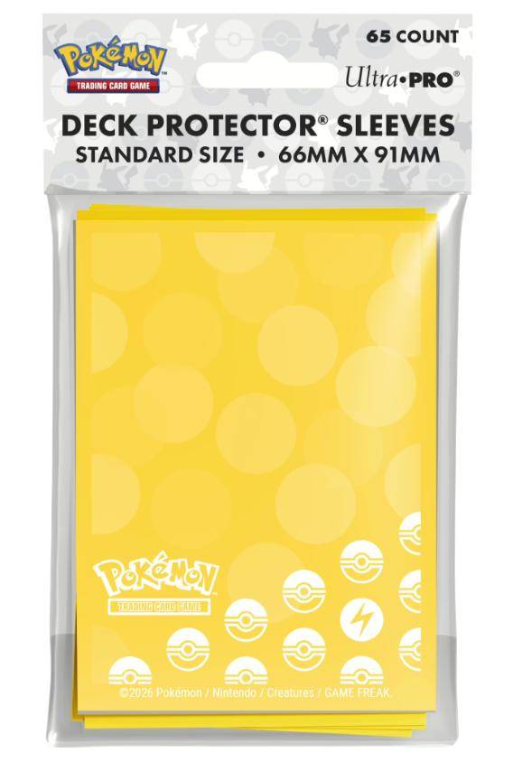 Pokemon - Kartenhüllen Standard Größe Elektro - 65 Stk
