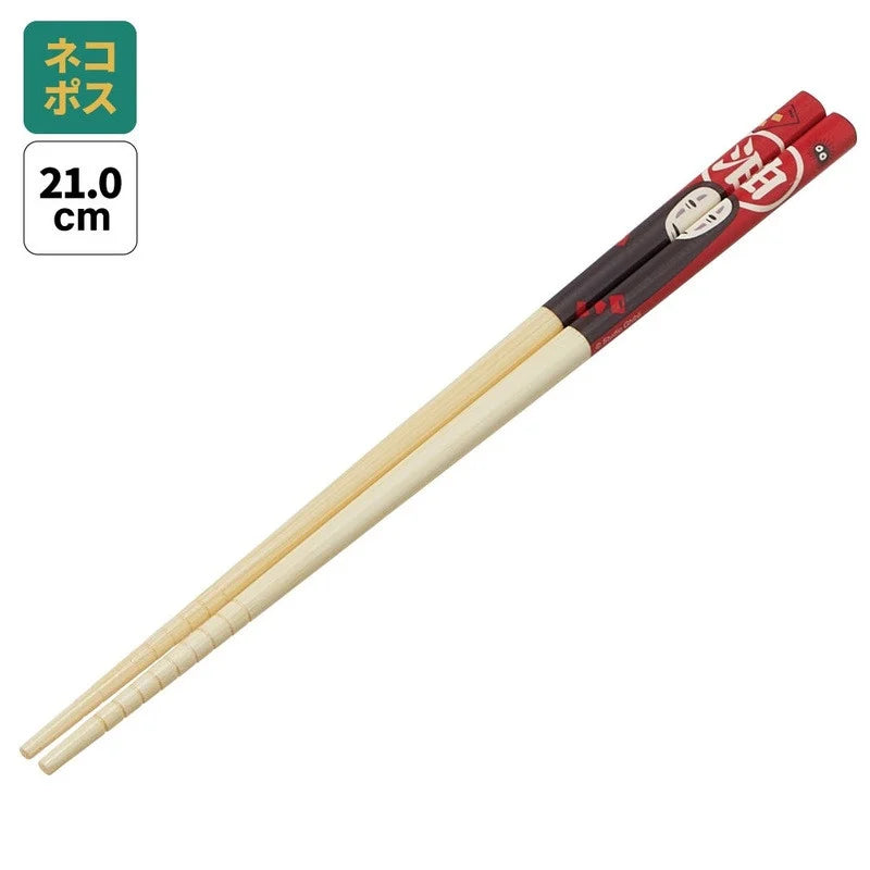 Studio Ghibli - Essstäbchen Chihiros Reise ins Zauberland Ohngesicht rot - 21 cm