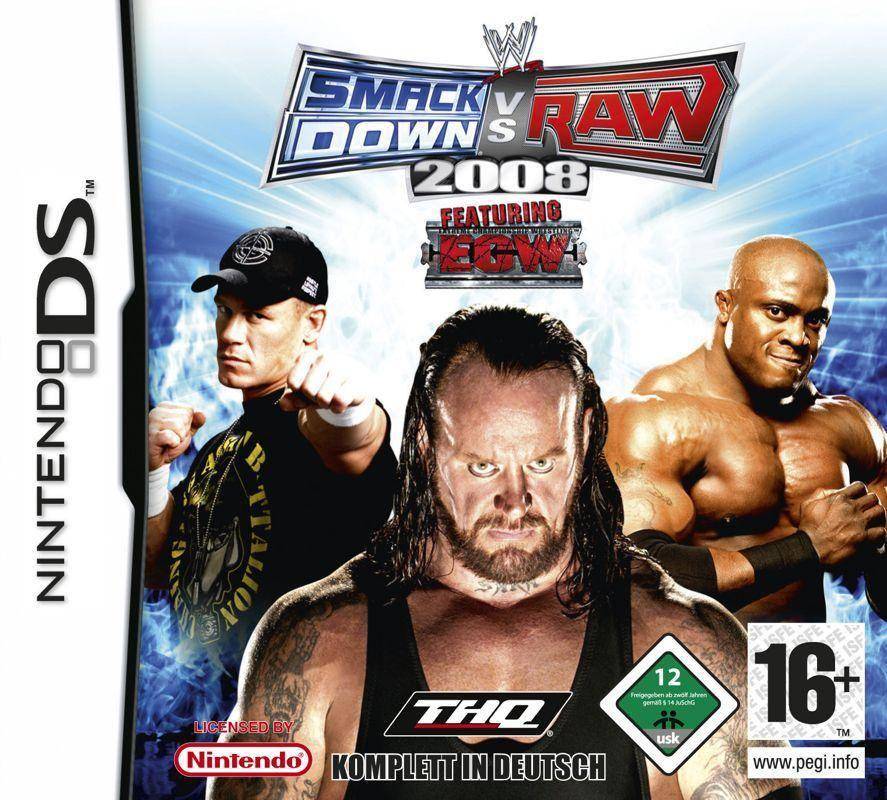 DS - WWE SmackDown VS Raw 2008 Featuring ECW (Gebraucht)