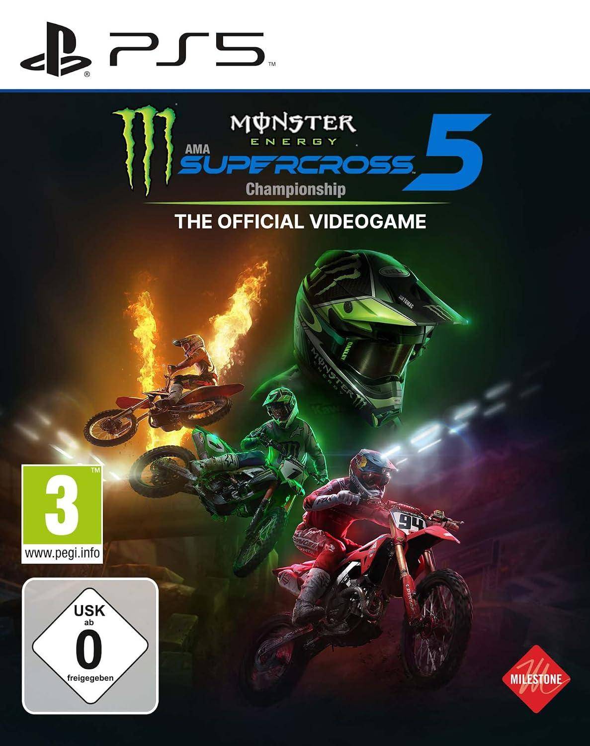 PS5 - Monster Energy Supercross 5 Championship The Official Videogame (Gebraucht)