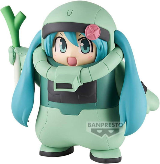 Hatsune Miku - Statue Miku x Gundam Green - 15 cm