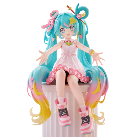 Hatsune Miku - Noodle Stopper Statue Miku 10th Anniversary - 14 cm