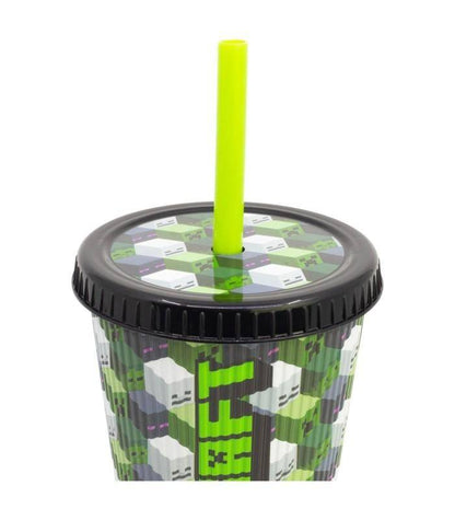 Minecraft - Becher mit Strohhalm Minecraft - 790 ml