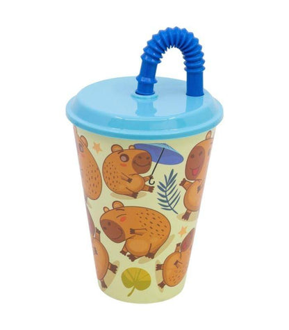 Capybara - Becher mit Strohhalm - 430 ml