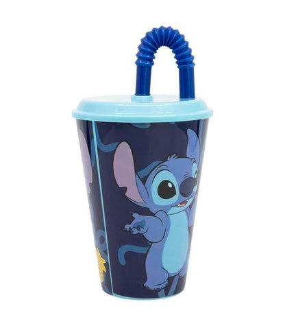 Disney - Becher mit Strohhalm Stitch - 430 ml