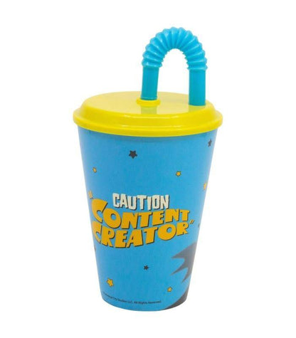 Minions - Becher mit Strohhalm - 430 ml