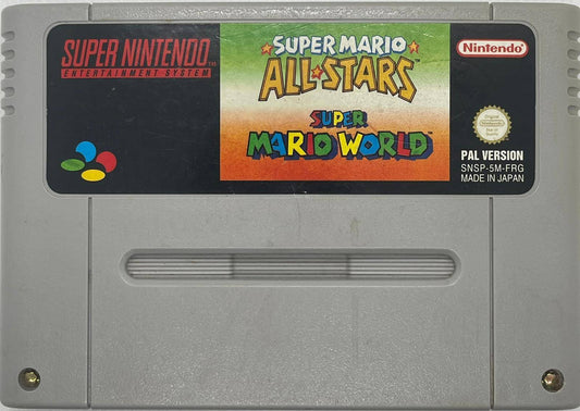 SNES - Super Mario All Stars + Super Mario World - Nur Modul (Gebraucht)