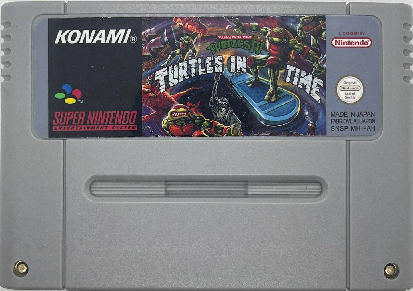 SNES - Teenage Mutant Ninja Turtles 4 Turtles In Time - Nur Modul (Gebraucht)