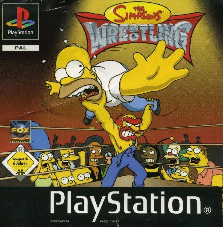 PS1 - The Simpsons Wrestling (Gebraucht)