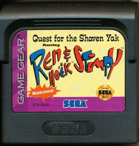 Sega Game Gear - Quest For The Shaven Yak Starring Ren Hoëk & Stimpy - Nur Modul (Gebraucht)