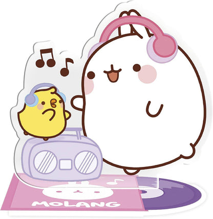 Molang - Acryl Aufsteller Musik mit Molang