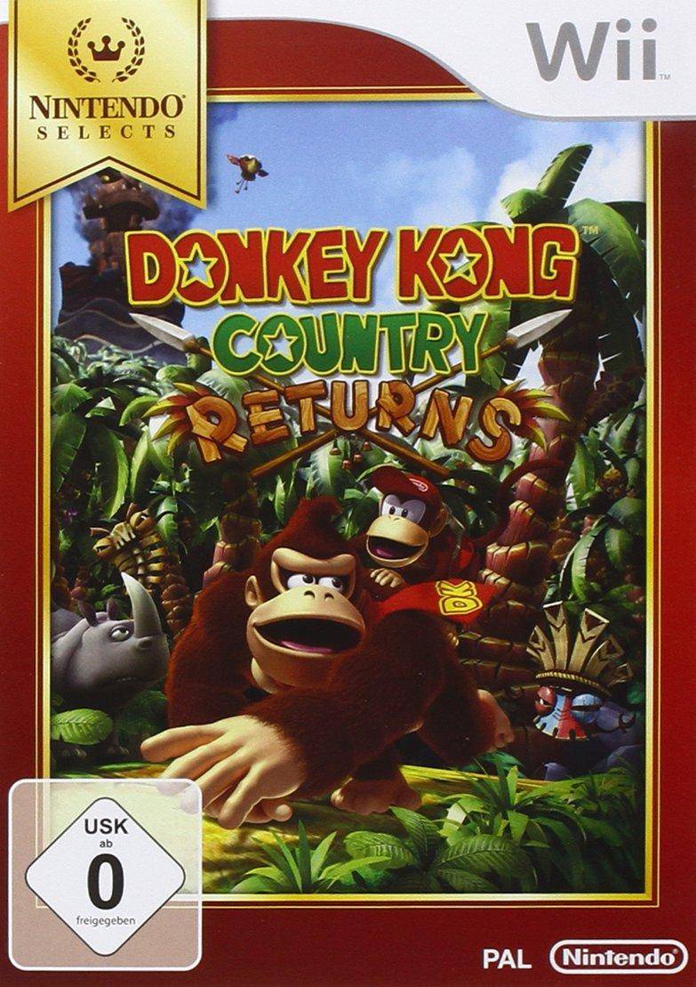 Wii - Donkey Kong Country Returns - Nintendo Selects (Sealed)